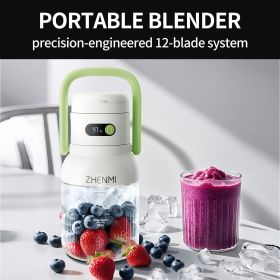 Portable Blender, Personal Blender for Smoothies & Shakes, Cordless, 33oz BPA-Free Vessel, Leakproof Lid with Sip Spout, USB-C Rechargeable