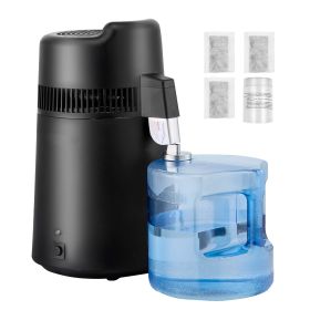 Water Distiller, 6L 1.6 Gallon Larger Pure Water Purifier Filter For Home Table Countertop, 900W Plastic Distilled Maker