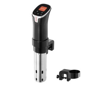 Sous Vide Precision Cooker, 1100W Sous-Vide Cooking Machine, WIFI Immersion Circulator with 10 Preset Recipes, LCD Touchscreen, Fast-Heating