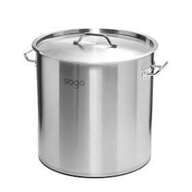 4.5 Gallon Top Grade Thick Stainless Steel Stock Pot 18/10