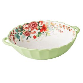 Painted Meadow Ceramic Serving Bowl