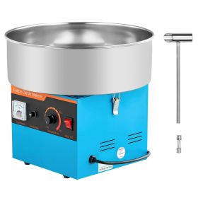 Cotton Candy Machine Commercial, 1000W Electric Candy Floss Maker, Easy Use with 15 inch Stainless Steel Bowl and Sugar Scoop