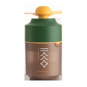 Portable Hand Manual Orange Juice Lemon Small Squeeze Fruit Tool (Color: green)